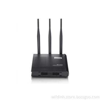 Black Wireless N Gigabit Router 2.4GHz With MAC Filtering